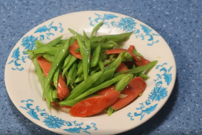 香肠炒扁豆怎么做
