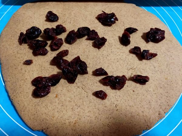 黄豆薏米粉蔓越莓馒头