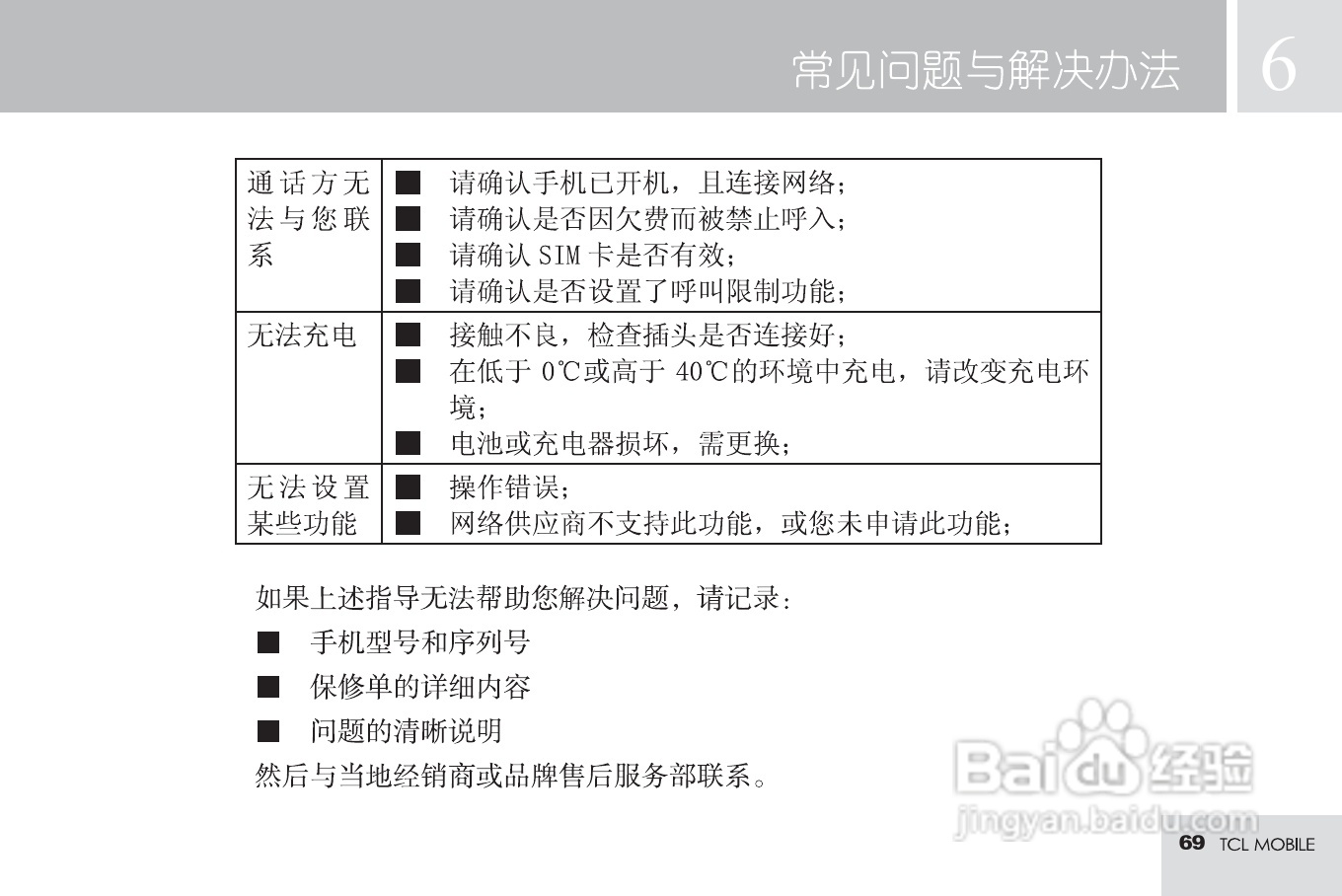 TCL M585手机使用说明书:[8]
