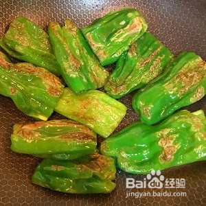虎皮青椒的做法