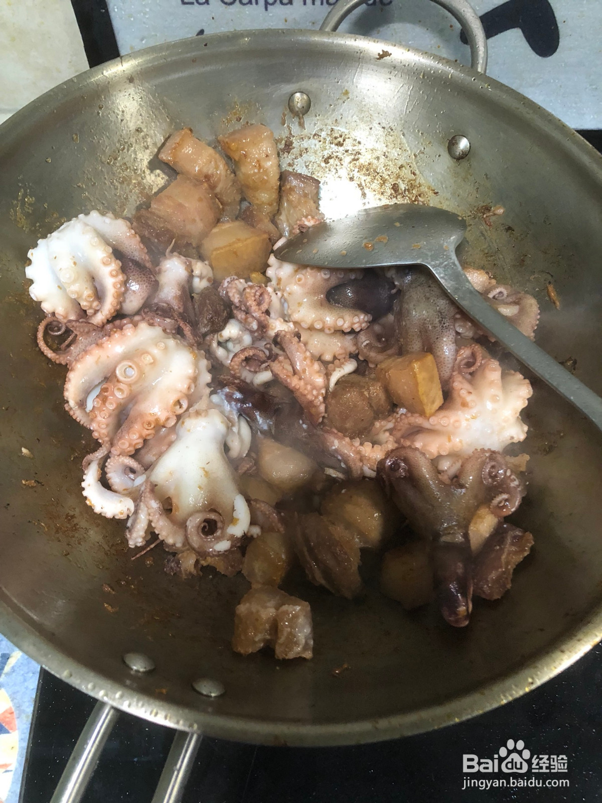 八爪鱼炖红烧肉的做法