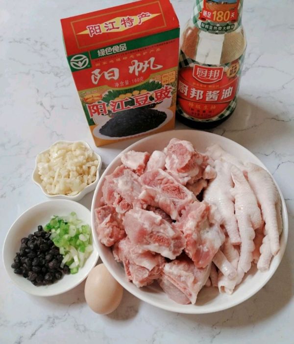 豉汁蒸排骨鸡爪