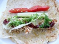 怎么做香酥鸡柳蛋清卷饼