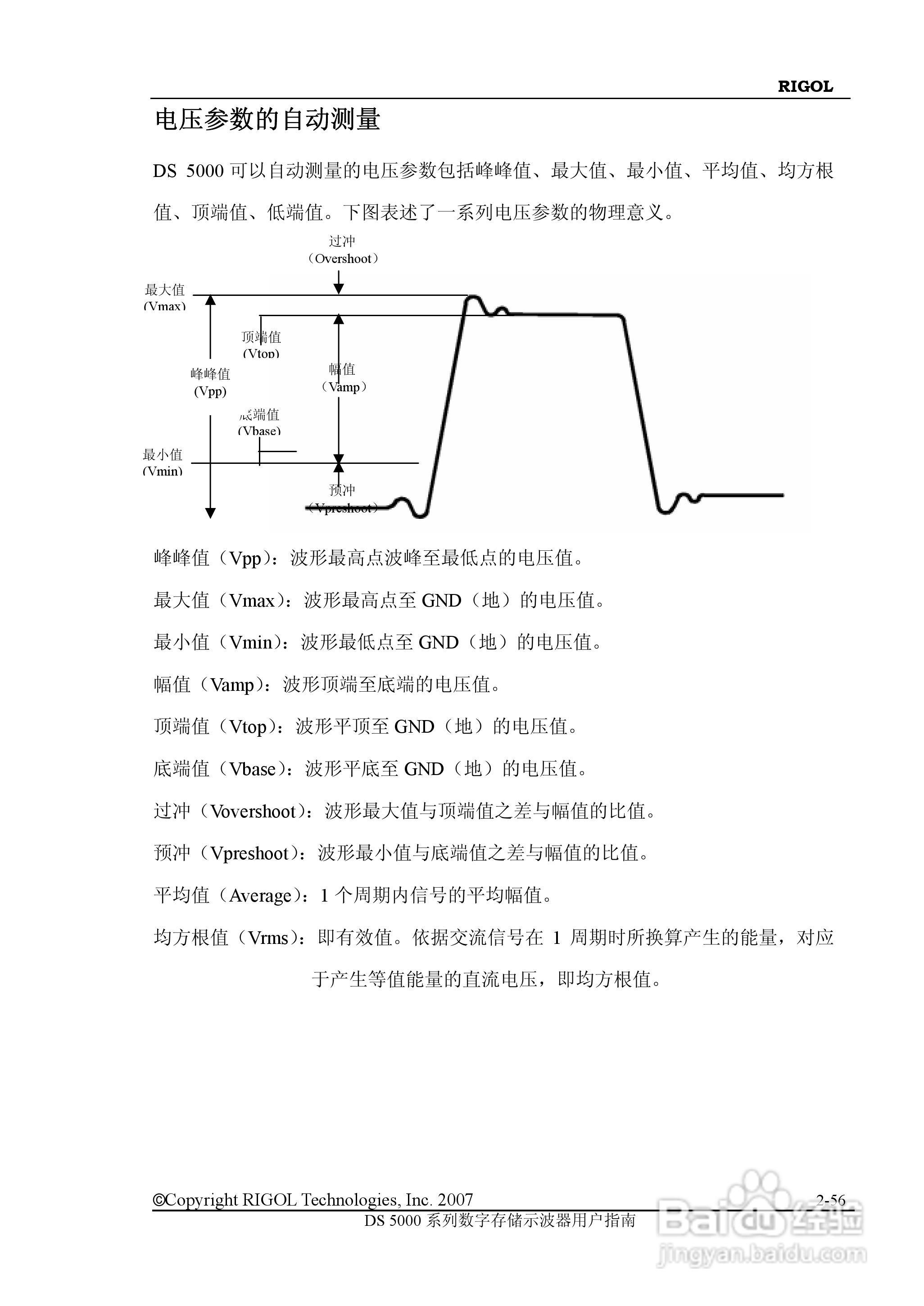 RIGOL数字示波器 DS5000 用户手册:[8]