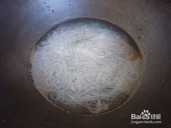 菠菜拌粉丝的做法