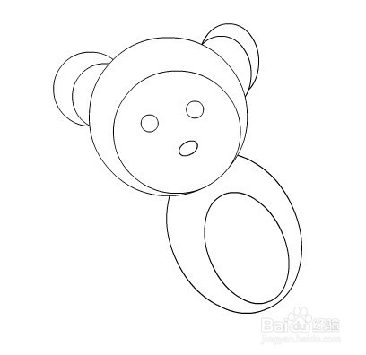 flash如何绘制一只卡通猴子