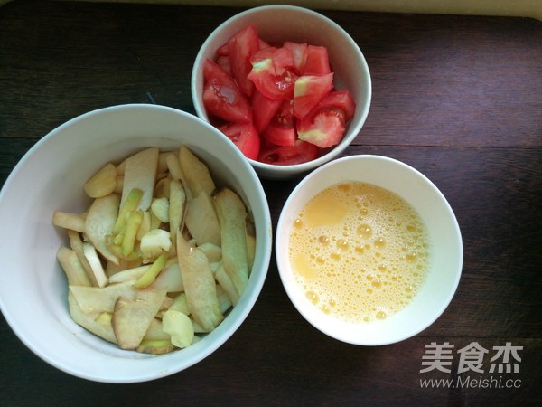 鲍菇番茄炒鸡蛋