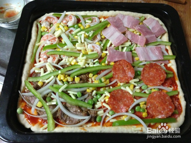 什锦披萨的做法