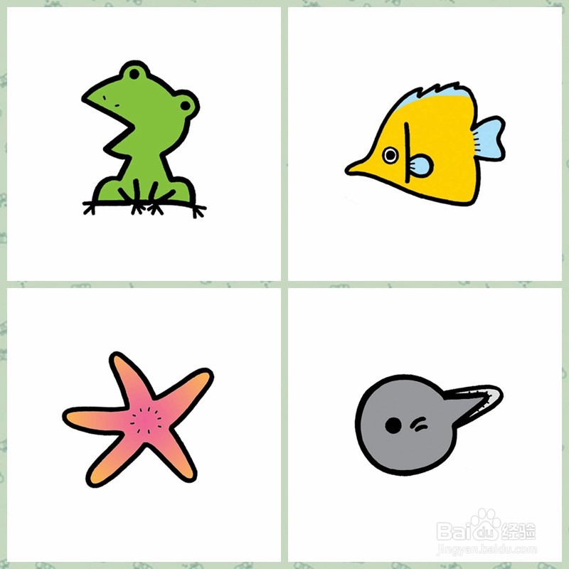 【简笔画】昆虫、鸟类、鱼类的画法