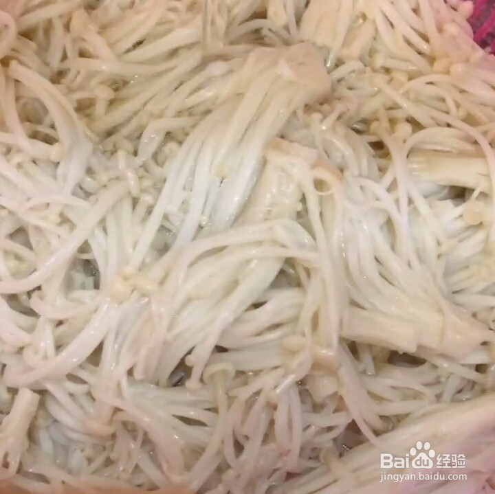 凉拌金针菇的教程