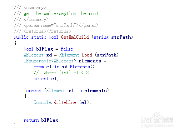 C# linq to xml的多种条件查找