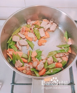 里脊肉炒荷兰豆