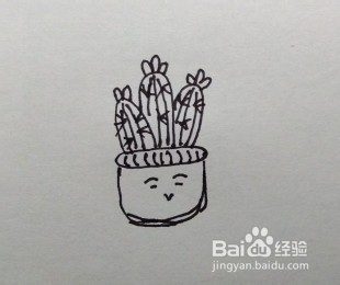 怎么画仙人掌盆景,如何画仙人掌盆景幼儿学画