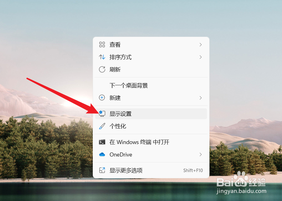 Win11怎么更改桌面图标的大小