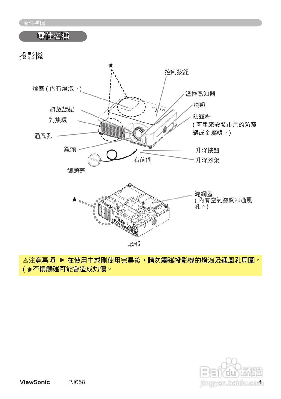 VIEWSONIC PJ658投影机中文说明使用手册:[1]