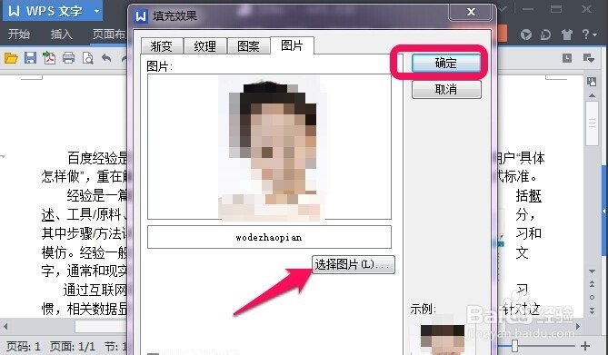 怎么给WPS文档添加背景