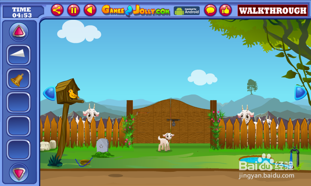 山羊宝宝逃脱小游戏攻略（1）