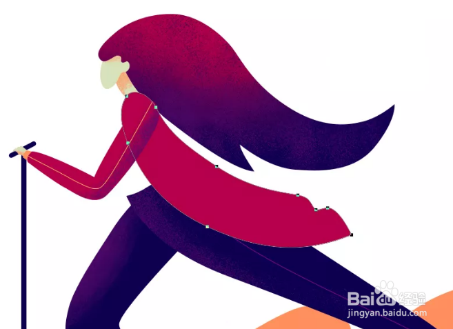 Photoshop(PS)怎么画噪点插画？