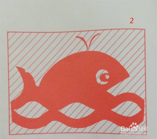 儿童剪纸——鲸纹样