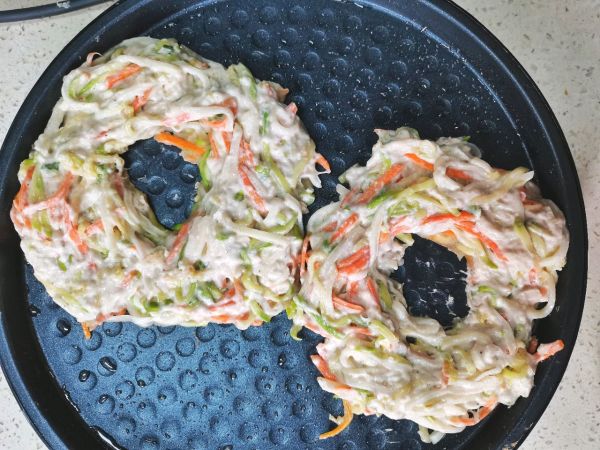 蔬菜土豆丝鸡蛋煎饼