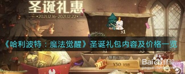 《哈利波特:魔法觉醒》圣诞礼包内容及价格一览