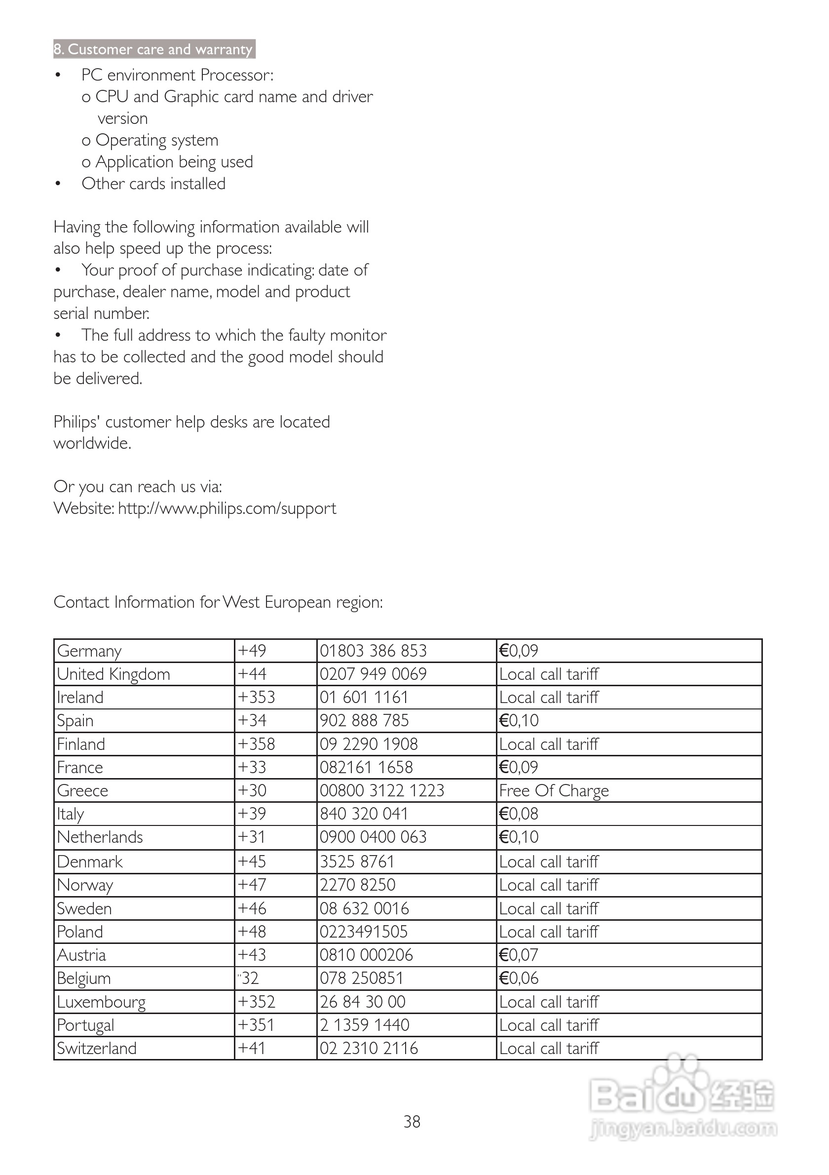 飞利浦273P3PHES/93液晶显示器使用说明书:[4]
