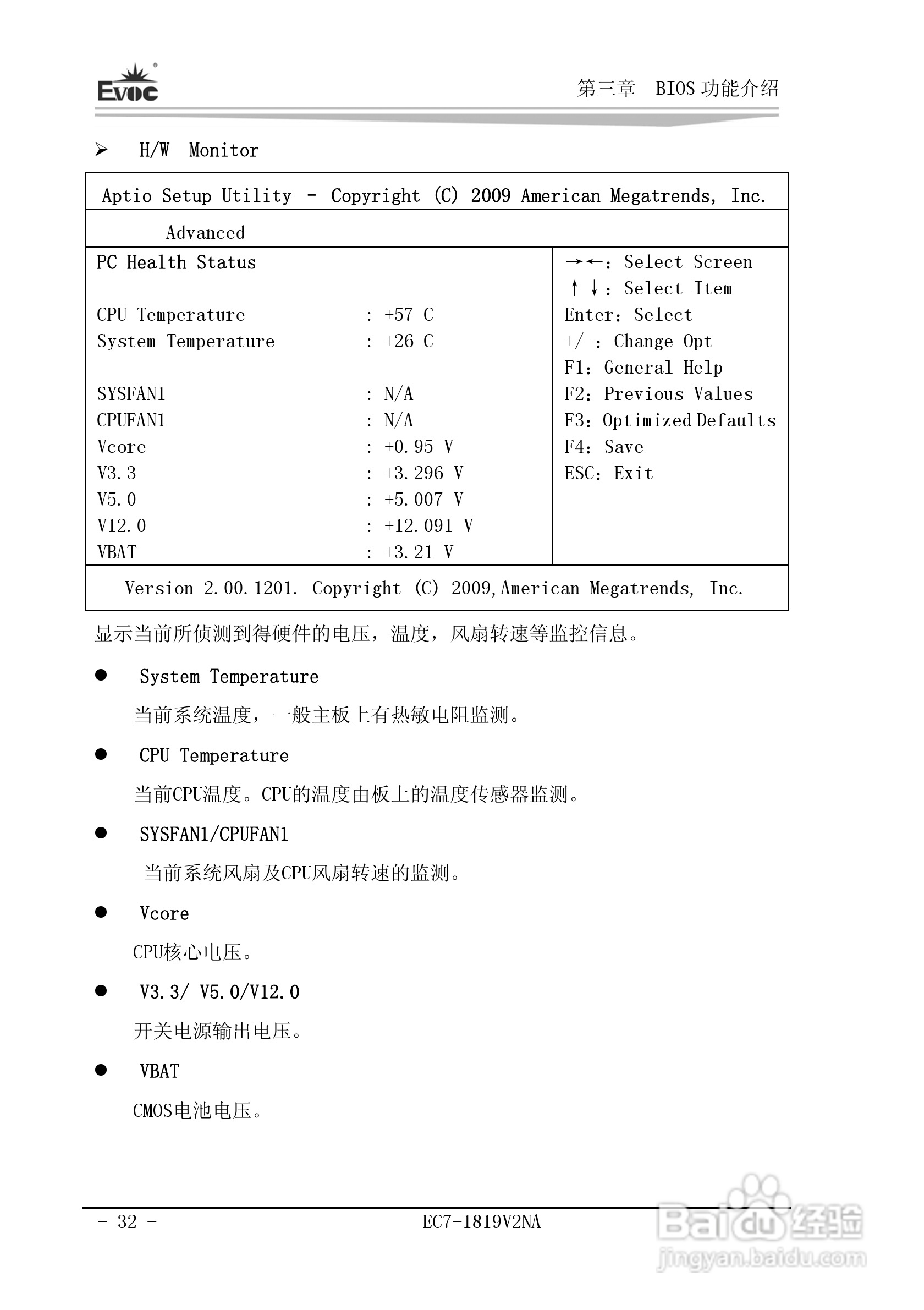 研祥Mini-ITX主板EC7-1819V2NA说明书:[4]