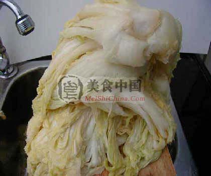 韩国辣白菜的制作方法