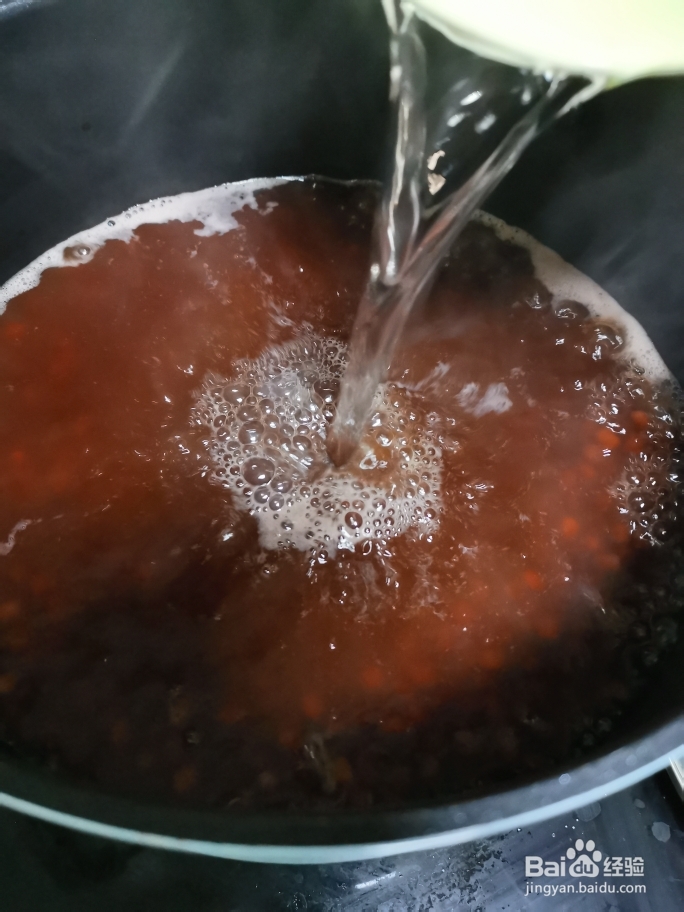 我给姐姐做赤豆汤