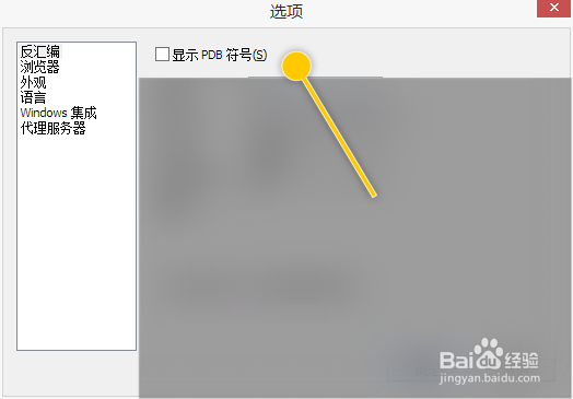 Reflector如何开启显示PDB符号