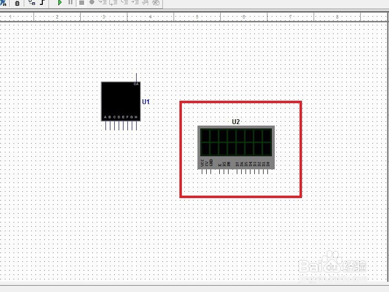 multism中查找数码管和其他器件的经验