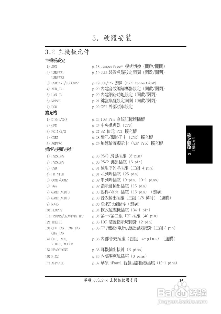 华硕CUSL2-M型主板说明书:[2]