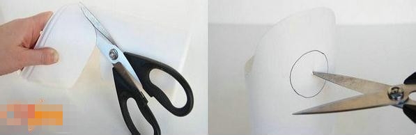 用塑料瓶做挂式收纳架