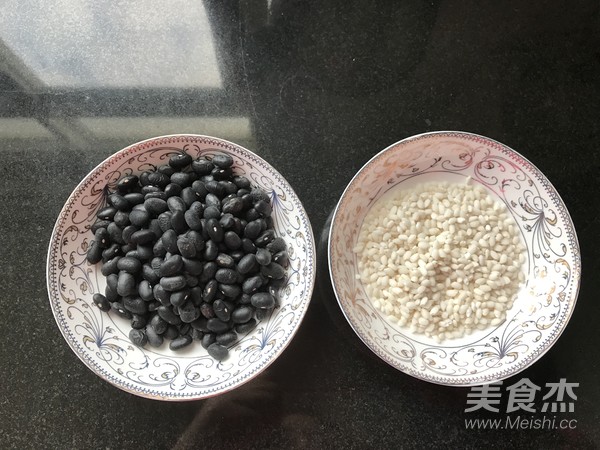 糯米黑豆浆的做法