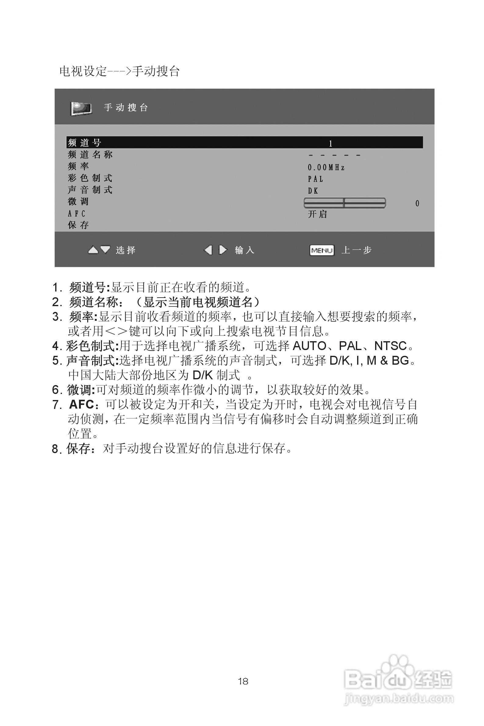 熊猫电子L32A01液晶彩色电视机说明书:[2]