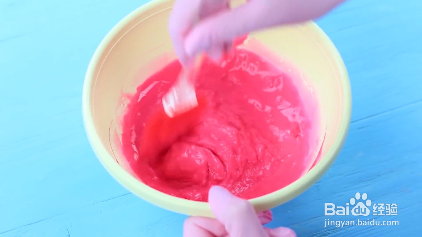 怎么制作解压调色盘软泥