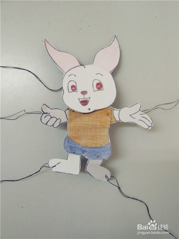 兔子提线木偶制作方法