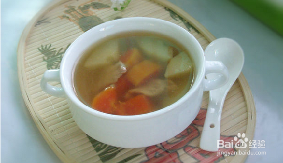 青红木瓜肉片汤