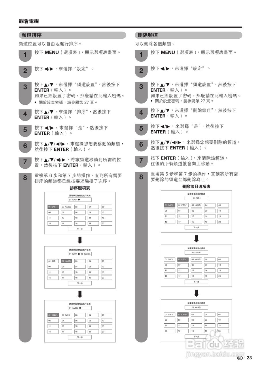 声宝LC-42D65H型液晶电视机说明书:[3]