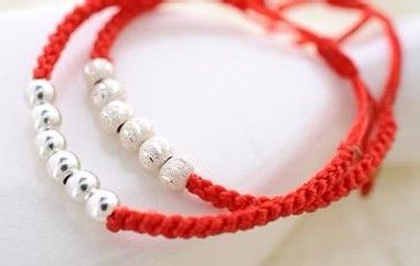 手链编织红绳教程