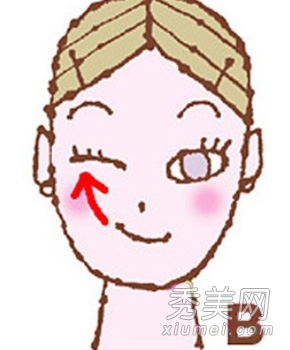 漫画演绎瘦脸瑜伽动作