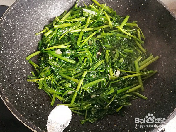 特色新法爆炒通菜