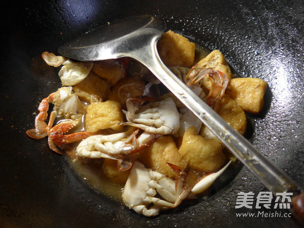 油豆腐炒螃蟹