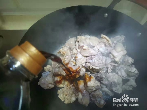 香菇炒鸡的做法
