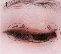 无辜单眼皮眼妆