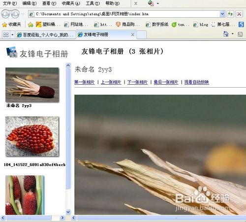 通过网页相册在友益文书中快速实现图片缩放预览