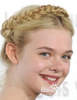 生活中美法式麻花辫的盘法 如何快速盘出麻花辫