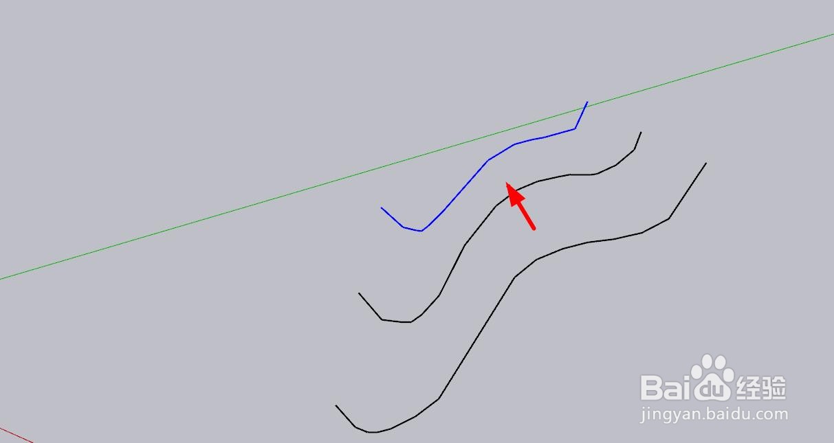 sketchup地形等高线怎么画出来