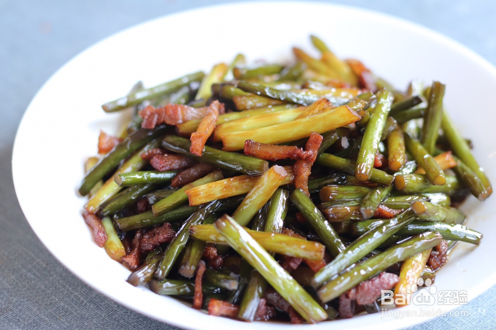 香浓的颜值内涵蒜苔炒肉