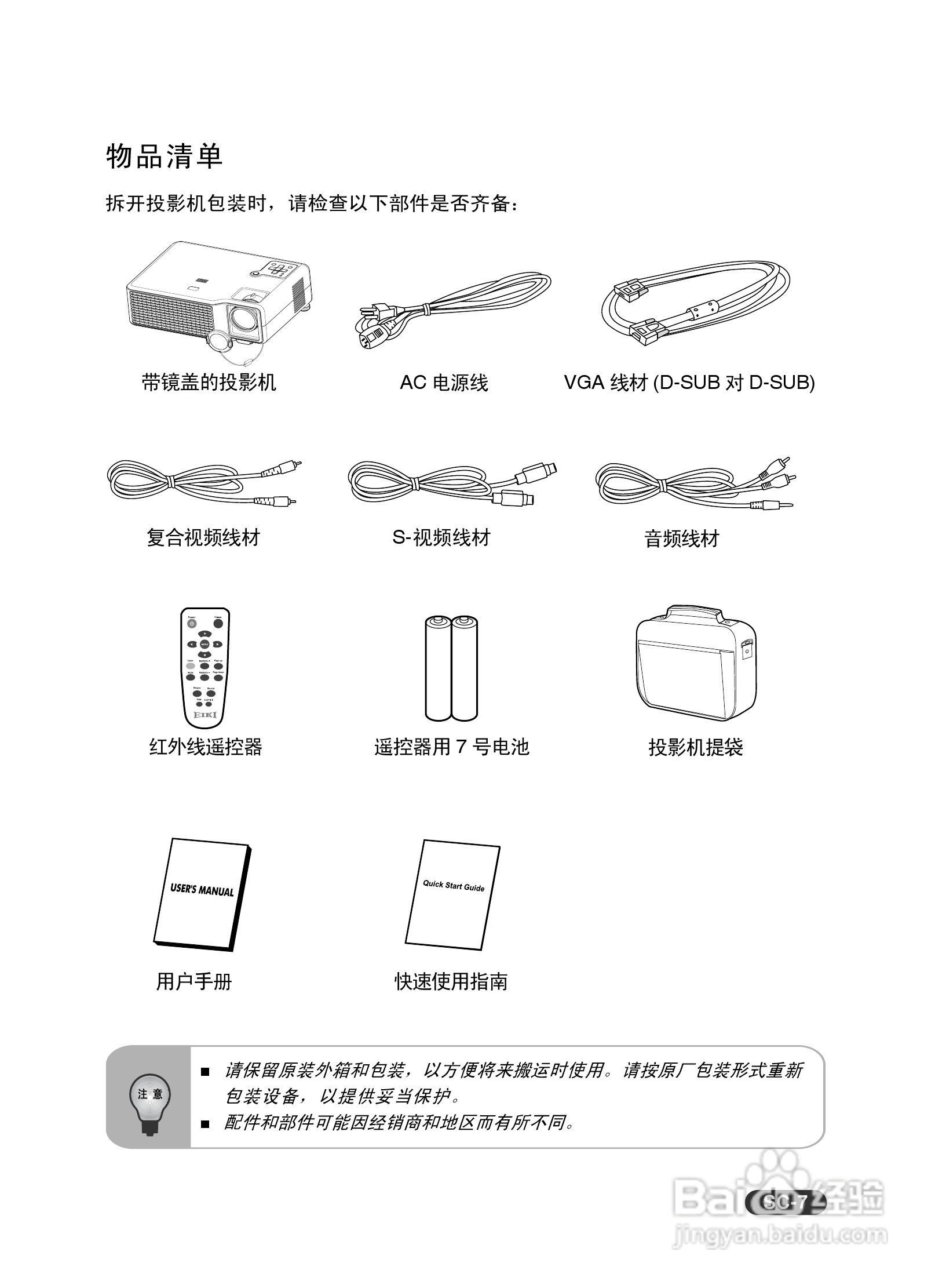 EIKI爱其 EIP-X350投影机说明书:[1]